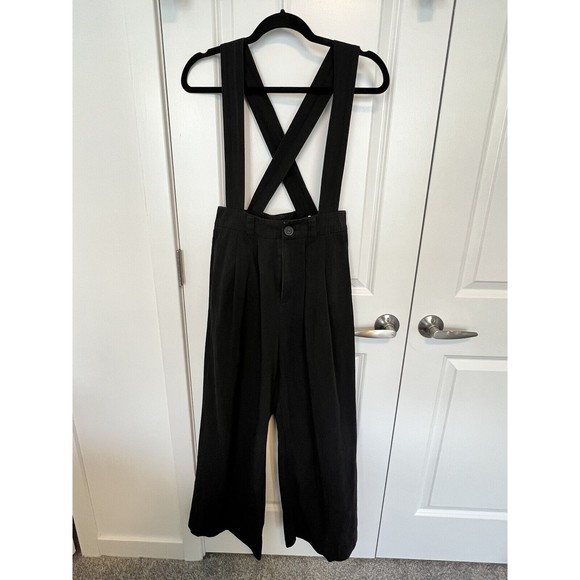 Absence Of Colour Frissie Suspender Trousers Black S Small - Picture 14 of 16